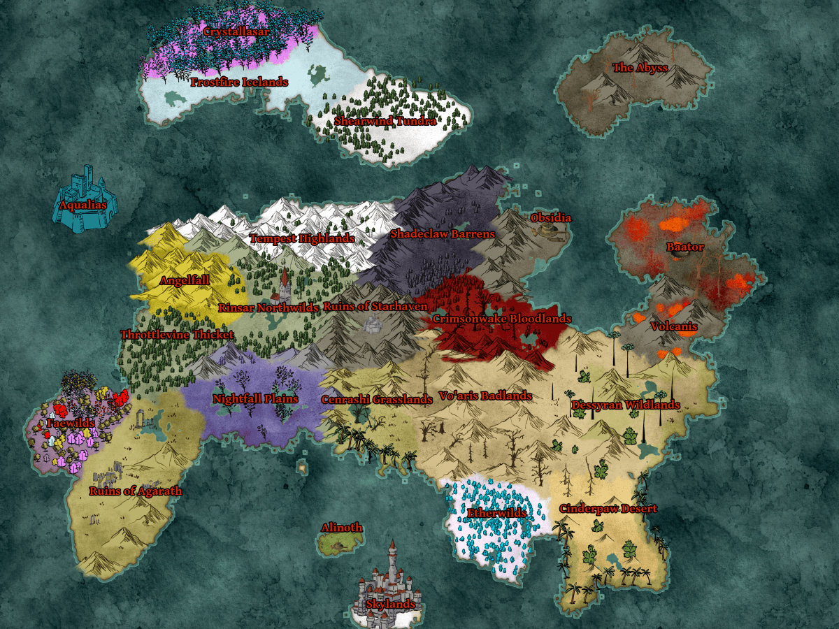 The Map of Isentia&nbsp;(Post-Warp)
