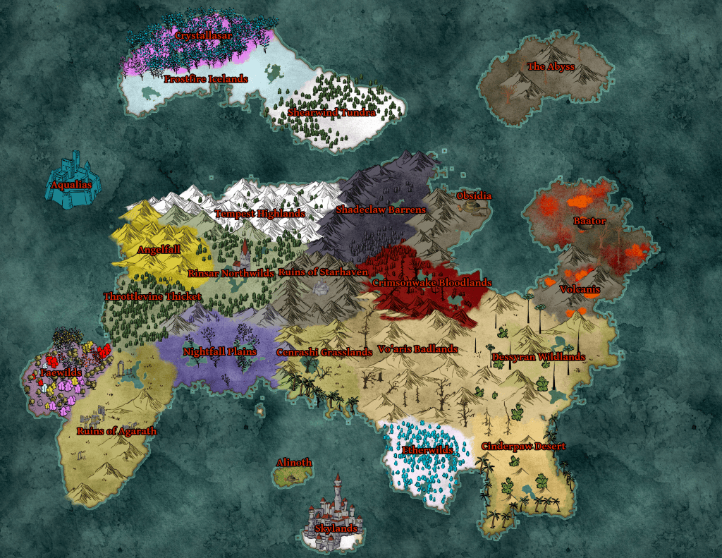 The Map of Isentia (Post-Warp)